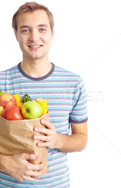 Healthy food eater Stock photo © pressmaster
