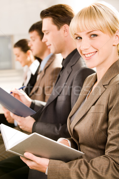 Relance câmera imagem mulher de negócios negócio reunião Foto stock © pressmaster