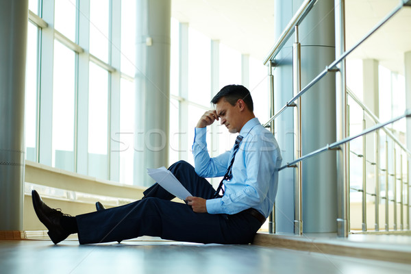 Studying document Stock photo © pressmaster