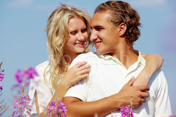 Affection photo affectueux couple ciel fille [[stock_photo]] © pressmaster