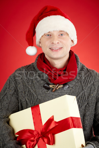Guy vorliegenden Porträt glücklich Mann Stock foto © pressmaster