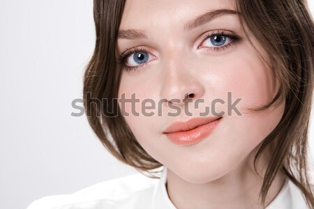 Perfect faţă destul de femeie student Imagine de stoc © pressmaster