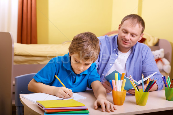 Doing schoolwork Stock photo © pressmaster