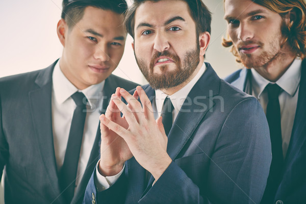 Wicked businessman Stock photo © pressmaster