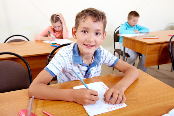 Learner at lesson Stock photo © pressmaster