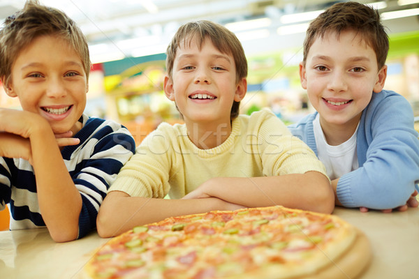Pizza lovers Stock photo © pressmaster