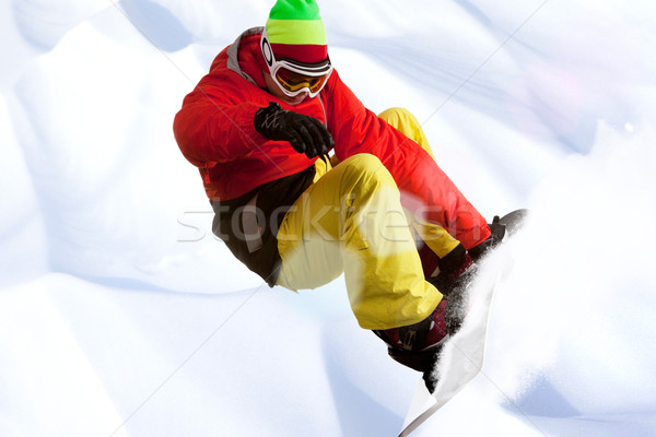 Hobby afbeelding schaatsen beneden berg Stockfoto © pressmaster
