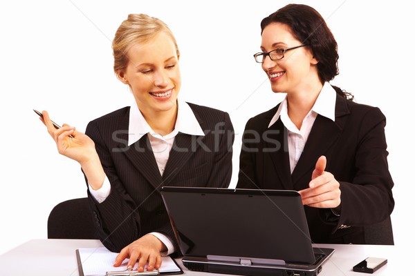 Stock photo: Discussing new project