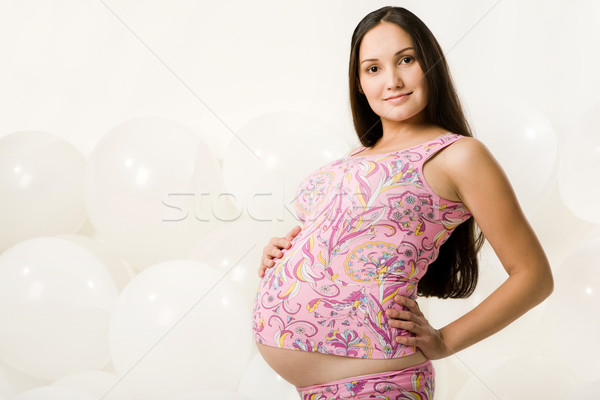 Pregnant coquette Stock photo © pressmaster