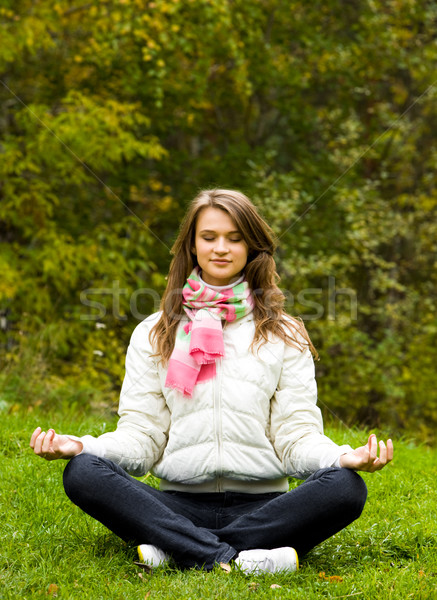 Meditating Stock photo © pressmaster