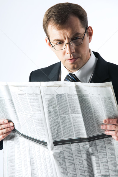 Reading paper Stock photo © pressmaster