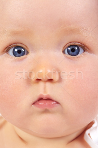 невиновность лице небольшой девушки безмятежный глядя Сток-фото © pressmaster