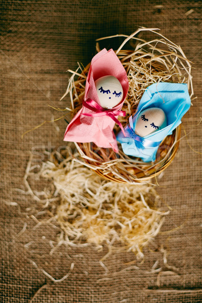 Newborn eggs Stock photo © pressmaster