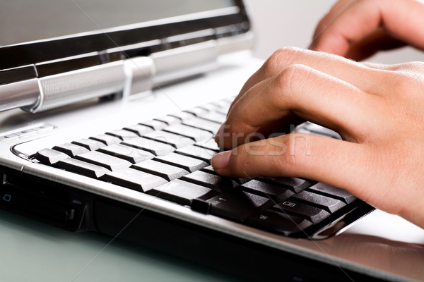 Close-up of typing hands  Stock photo © pressmaster