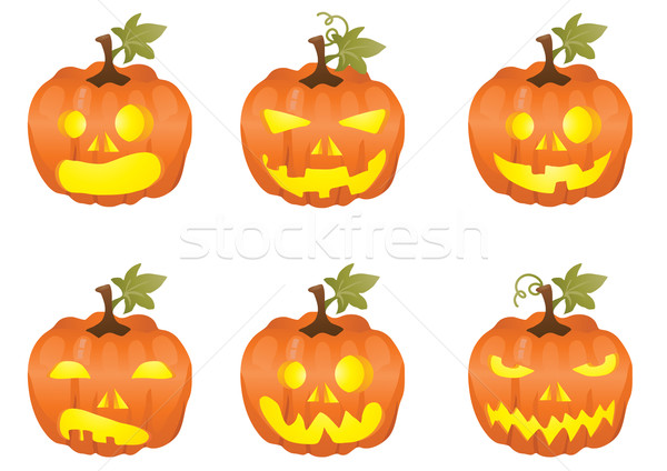 halloween-pumpkin Stock photo © pressmaster