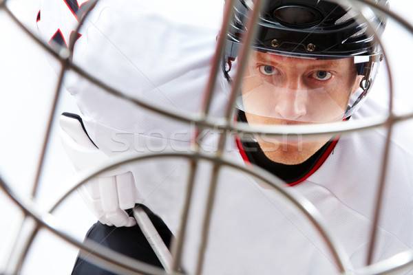 Sportoló portré komoly játékos néz kamera Stock fotó © pressmaster