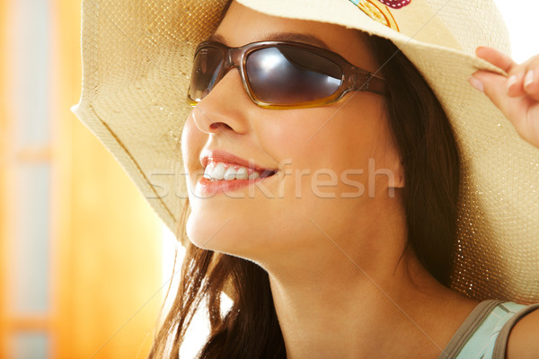 Girl in hat Stock photo © pressmaster