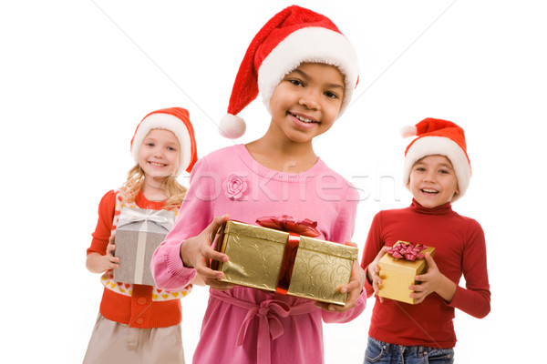 Stock photo: Christmas gifts