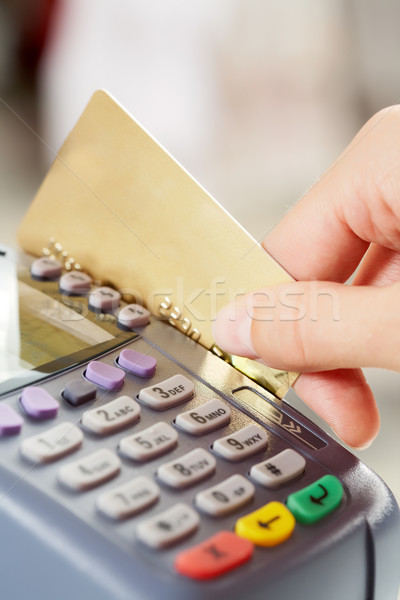 Paying by card Stock photo © pressmaster