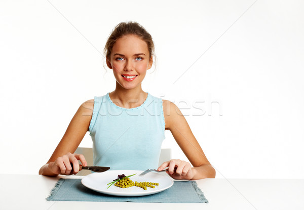 Healthy food eater Stock photo © pressmaster
