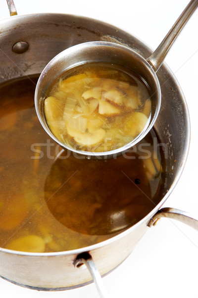 Supă imagine fierbinte tigaie polonic alimente Imagine de stoc © pressmaster