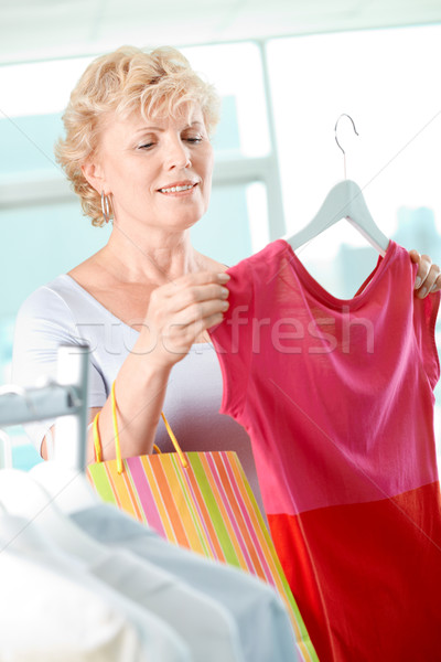 Shopper with tanktop Stock photo © pressmaster