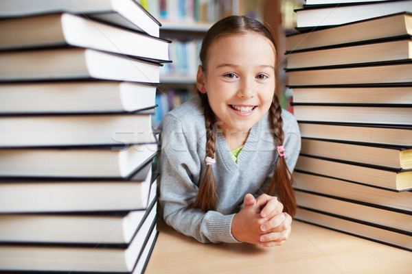 Book lover Stock photo © pressmaster