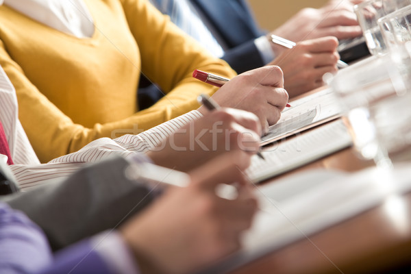 ír összefoglalás közelkép emberek üzlet munka Stock fotó © pressmaster