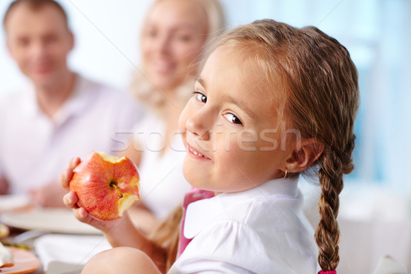 Eating apple Stock photo © pressmaster