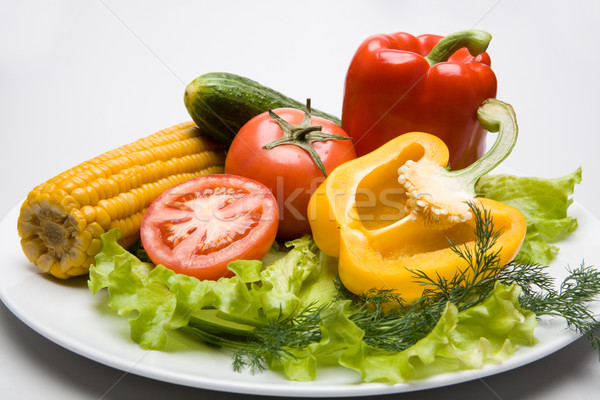 Vegetables on the plate  Stock photo © pressmaster