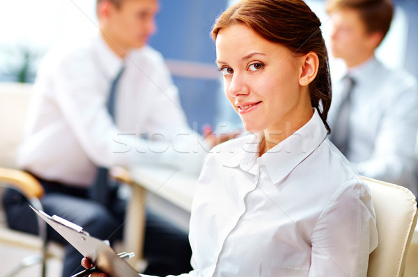 Stock photo: Office intern