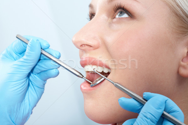 Dentaires jeune femme orale cavité [[stock_photo]] © pressmaster