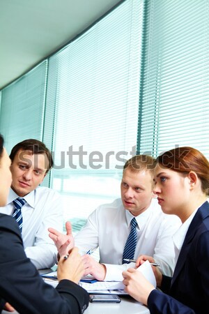 Interacting partners Stock photo © pressmaster