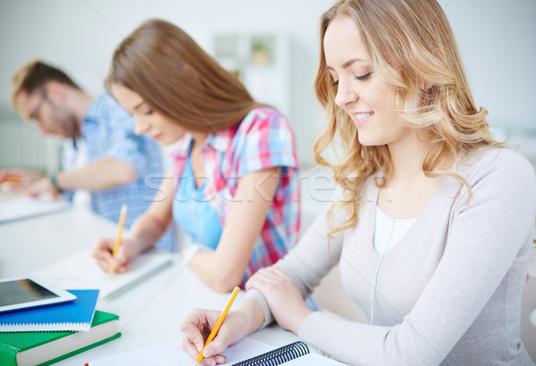 Writing down ideas Stock photo © pressmaster