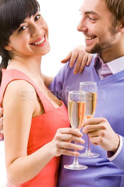Stock photo: Celebrating couple