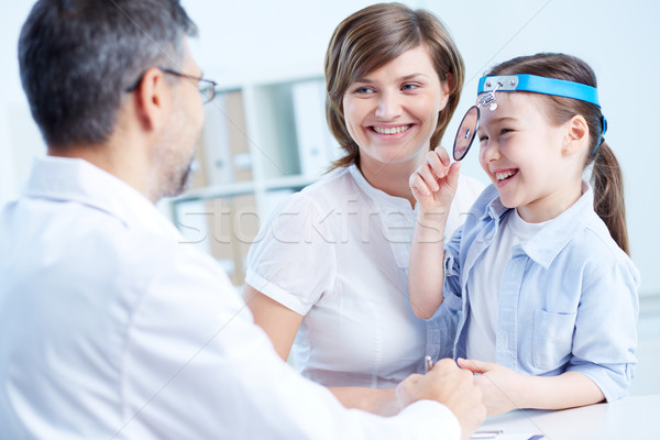 Stock photo: Speaking to the doctor