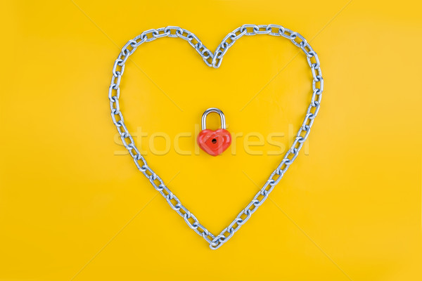 Heart-shaped lock Stock photo © pressmaster