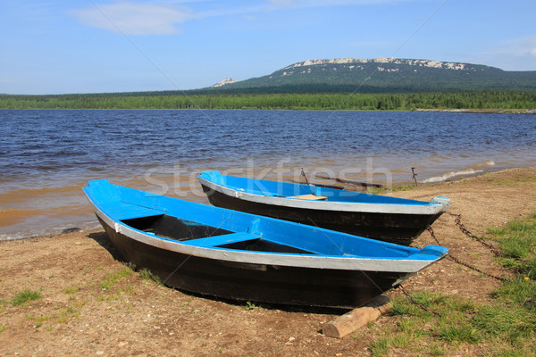 Boats near lake Stock photo © pressmaster