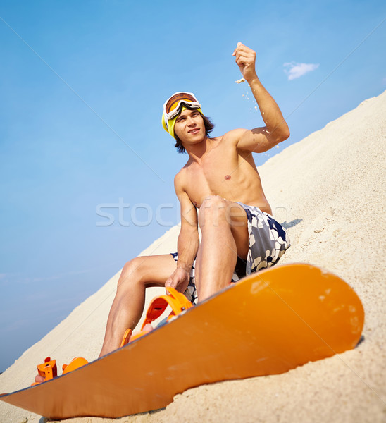 Sand boarder Stock photo © pressmaster