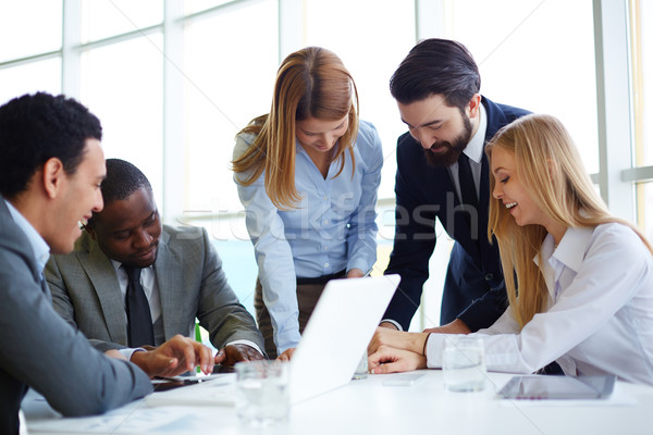 Business partners communicating Stock photo © pressmaster