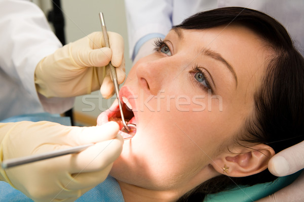 Zdjęcia stock: Operacja · kobiet · pacjenta · zęby · kobieta