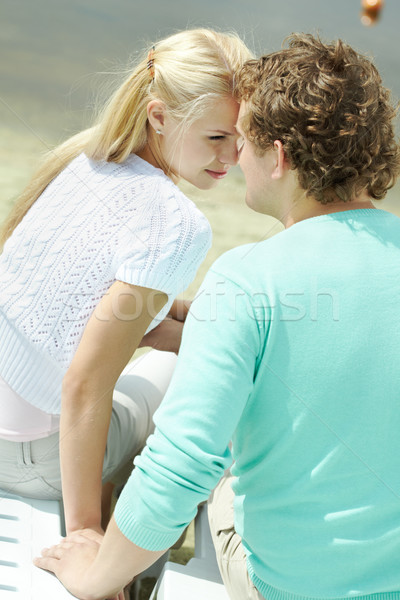 Proximité photo amoureuse couple séance pont [[stock_photo]] © pressmaster