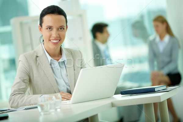 Stock photo: Woman working