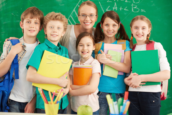 Teacher and learners Stock photo © pressmaster