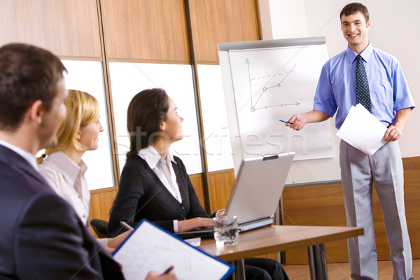 Stock photo: Business training 