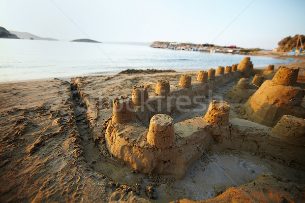 Sand fortress Stock photo © pressmaster