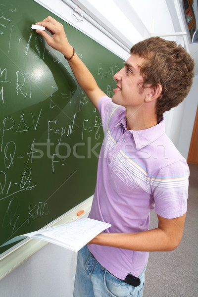 Checking homework Stock photo © pressmaster