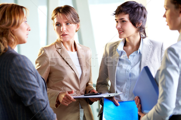 Concerned businesswoman Stock photo © pressmaster