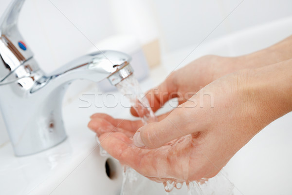 Mano igiene primo piano umani mani Foto d'archivio © pressmaster