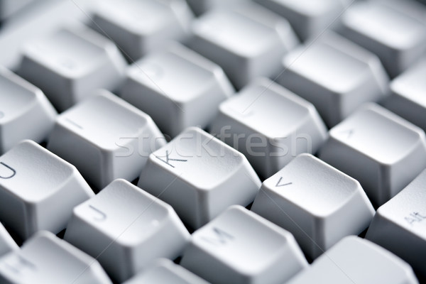 ключами макроса изображение белый Кнопки компьютер Сток-фото © pressmaster